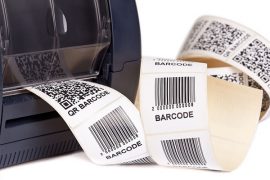 Barcodes kabellos gedruckt